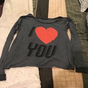 Wildfox I Love You Shirt